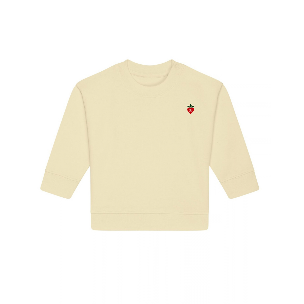 Embroidered Heart Baby Crew