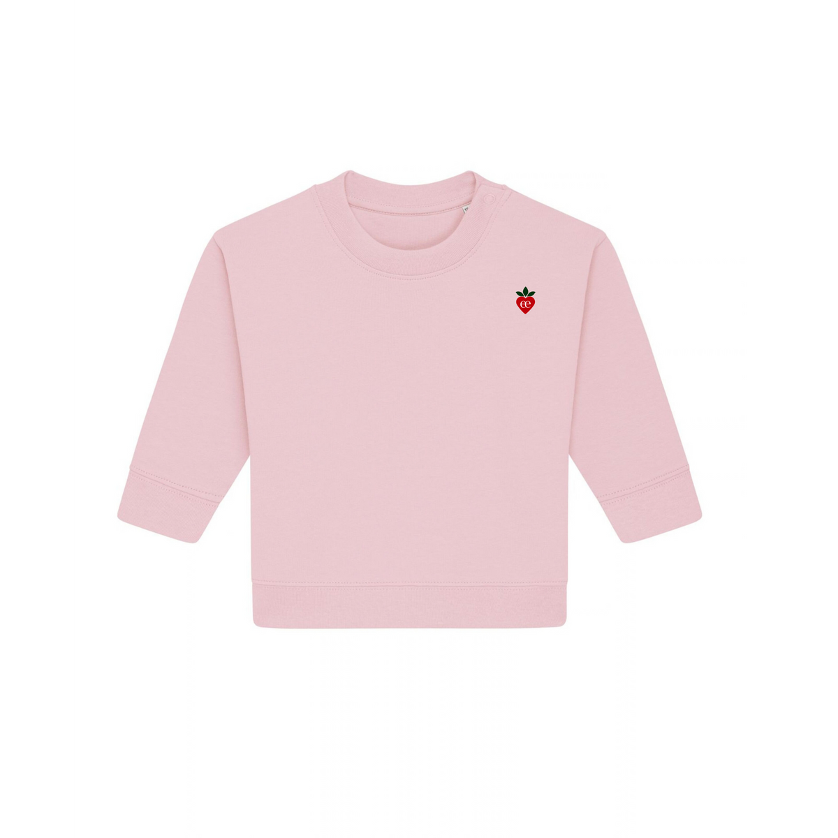 Embroidered Heart Baby Crew