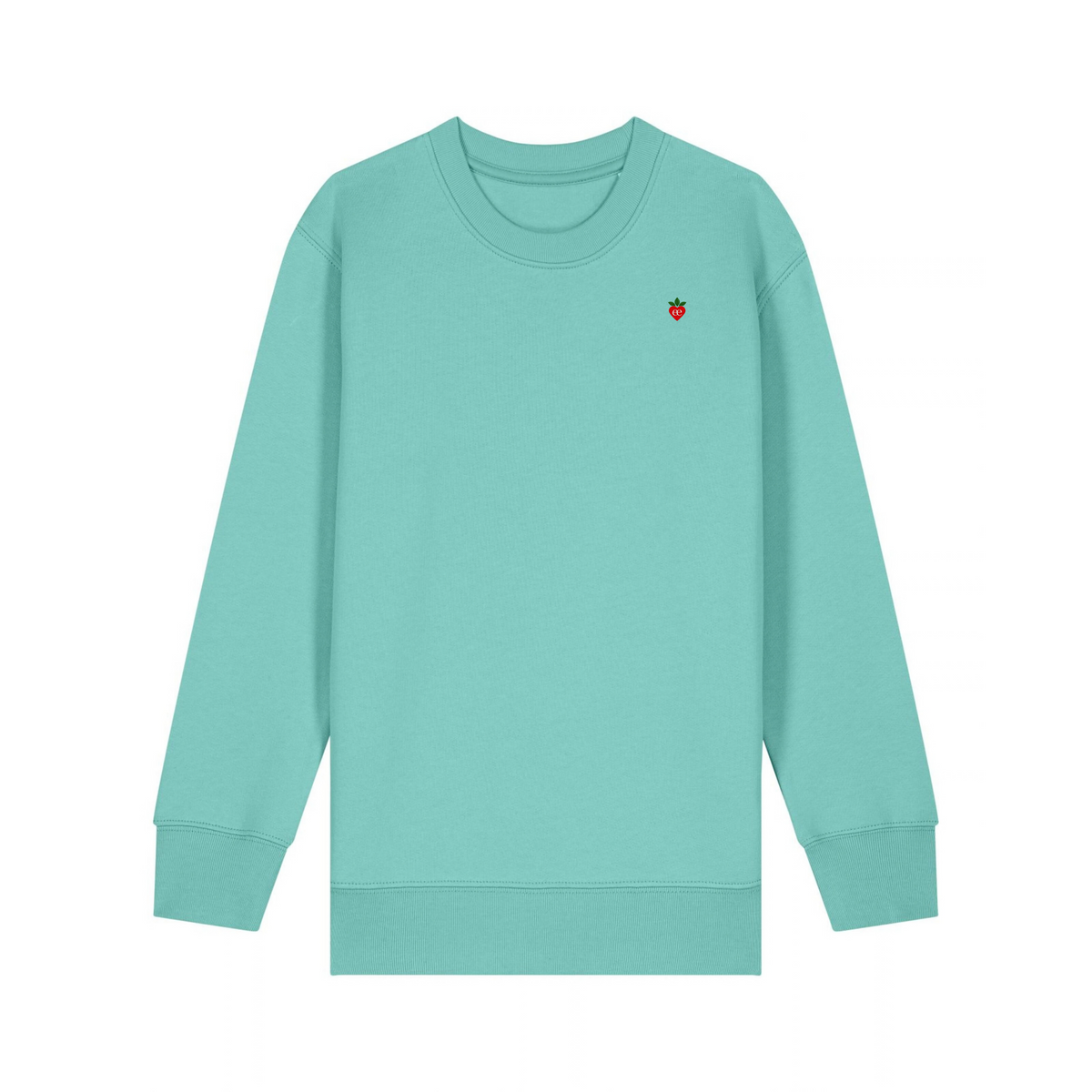 Embroidered Heart Junior Crew