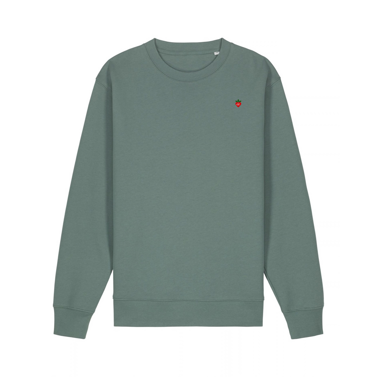 Embroidered Heart Classic Crew