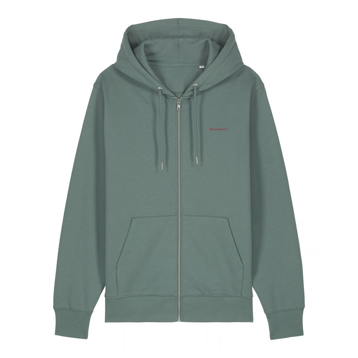 Embroidered Zip Hoodie