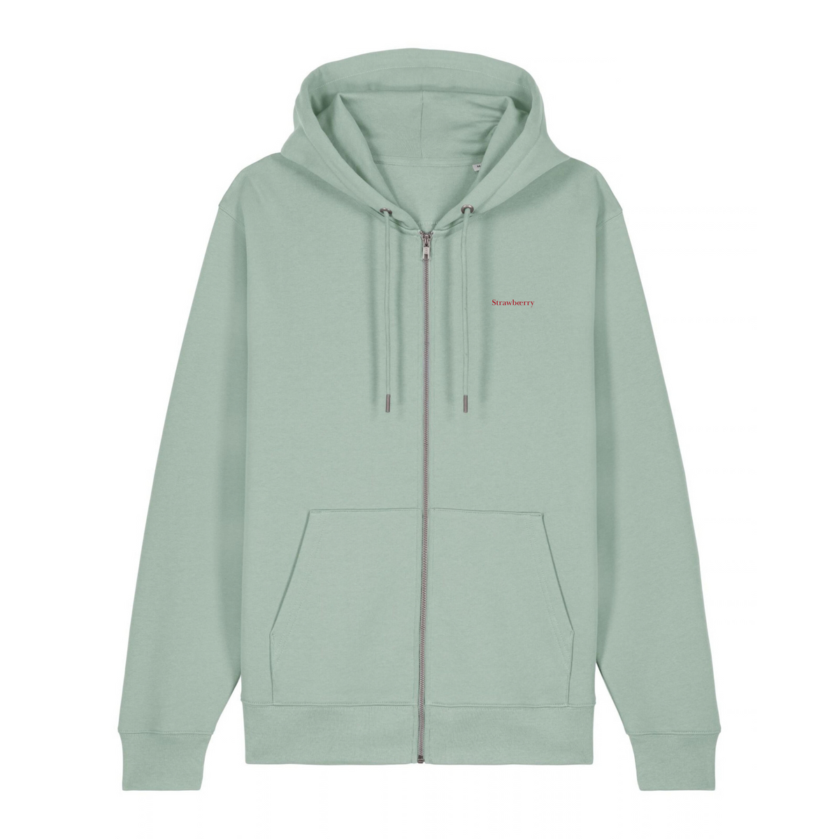Embroidered Zip Hoodie