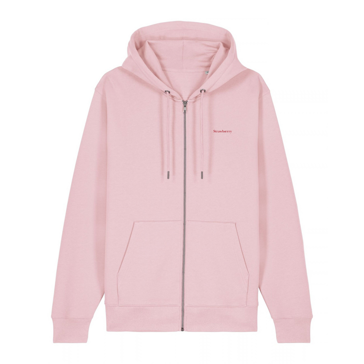 Embroidered Zip Hoodie