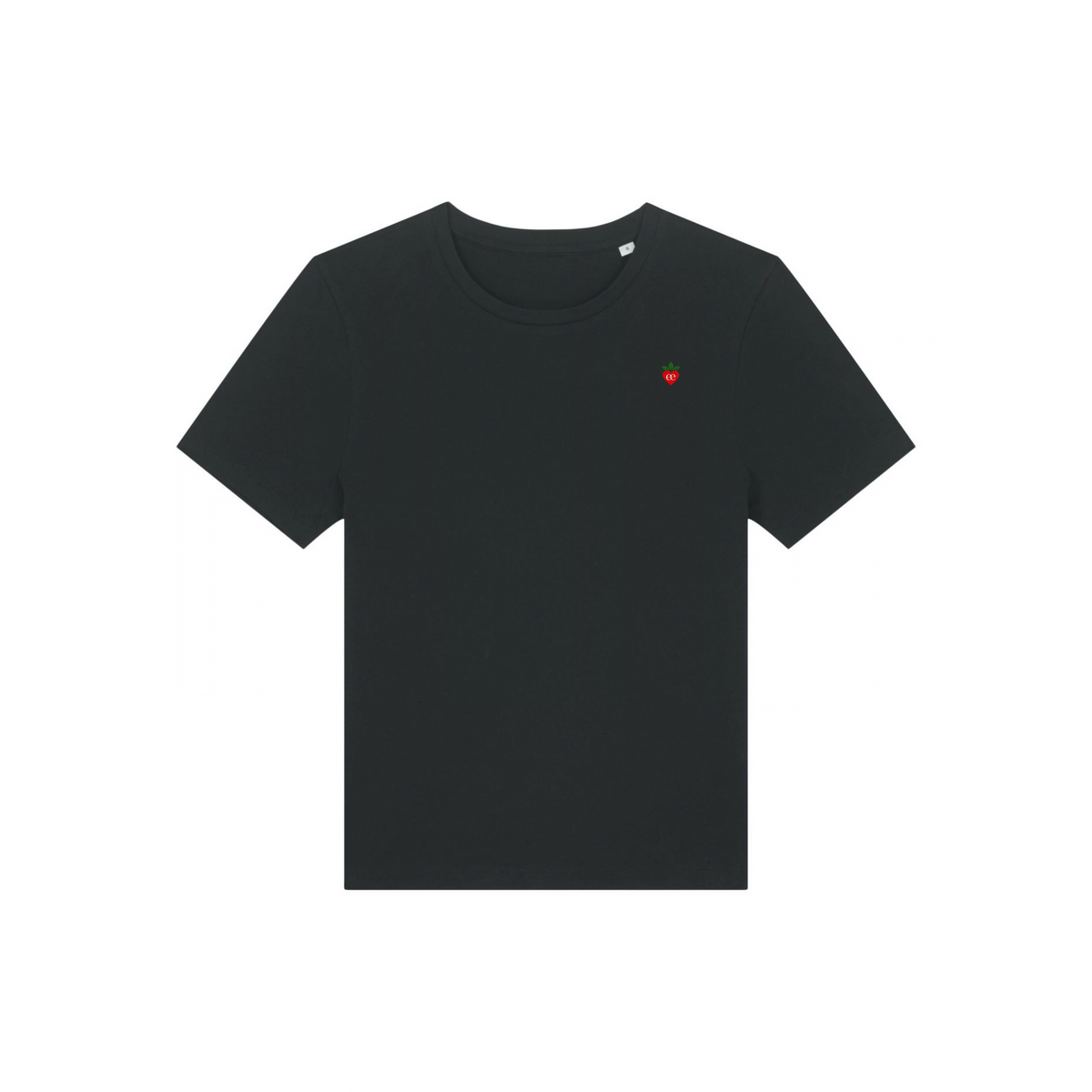 Embroidered Heart Fitted T-shirt