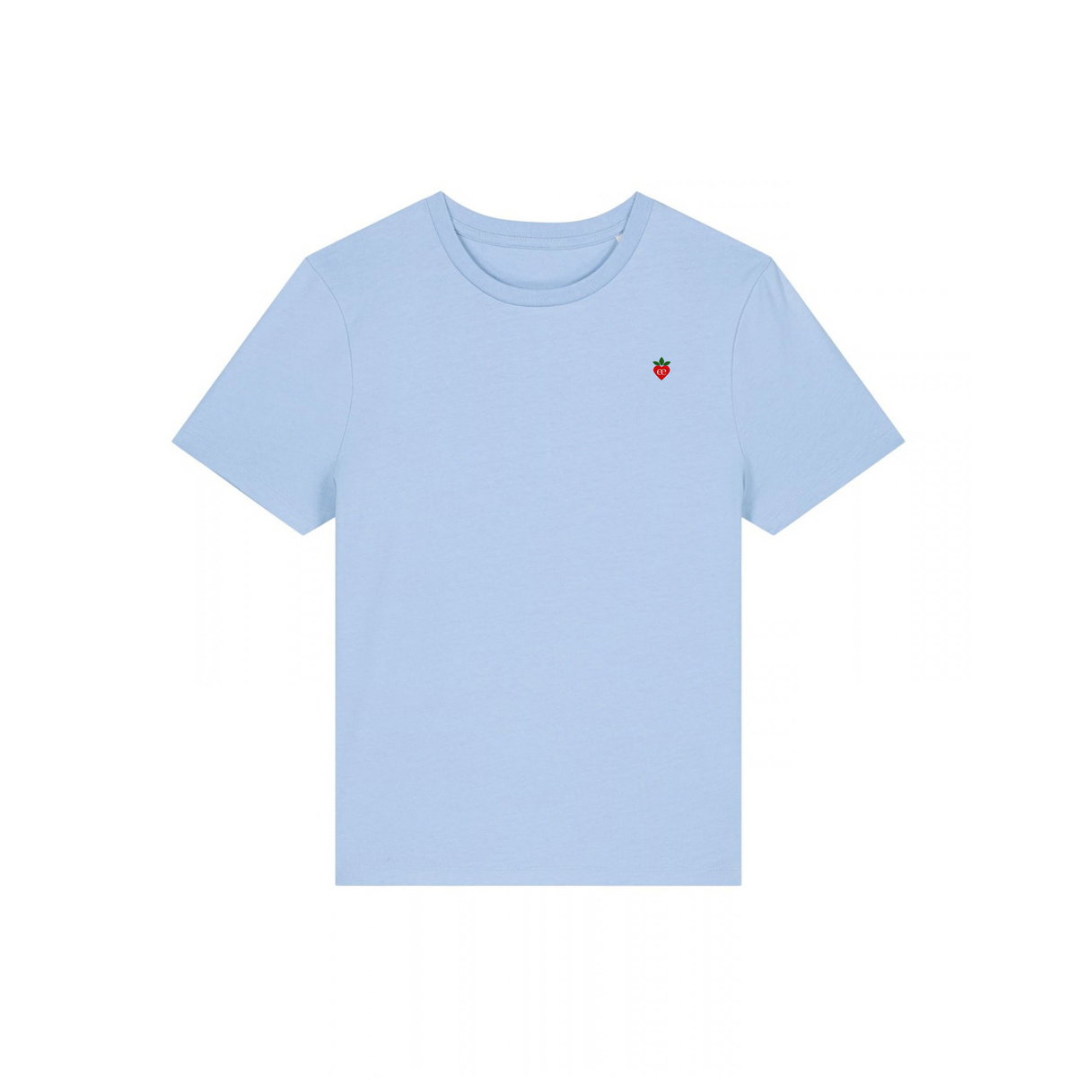 Embroidered Heart Fitted T-shirt