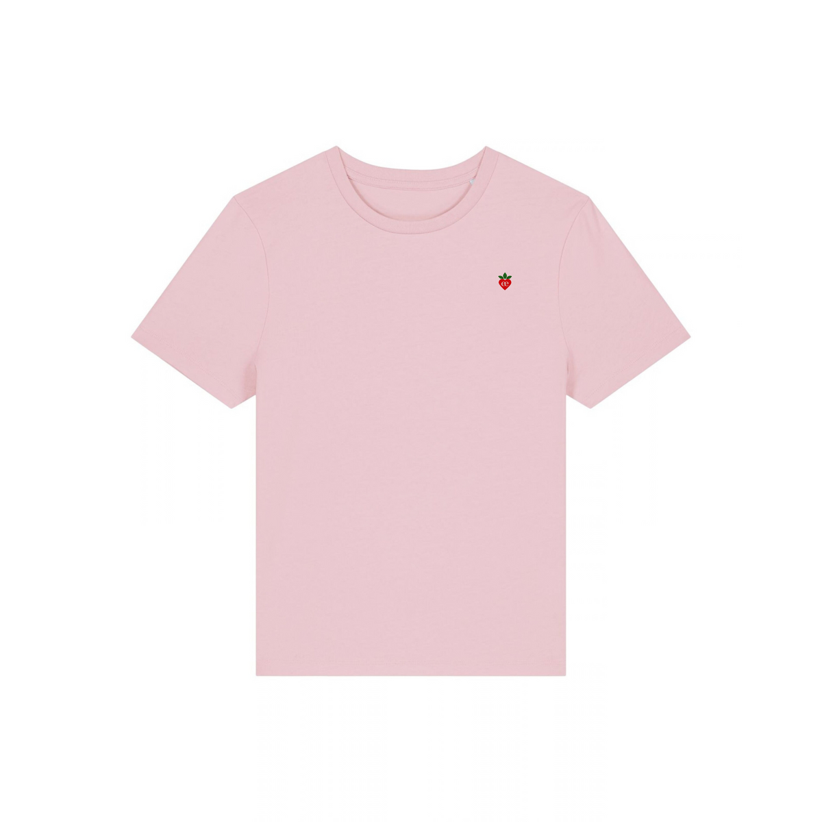 Embroidered Heart Fitted T-shirt