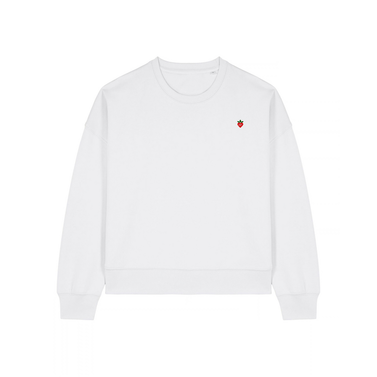 Embroidered Heart Women’s Crew