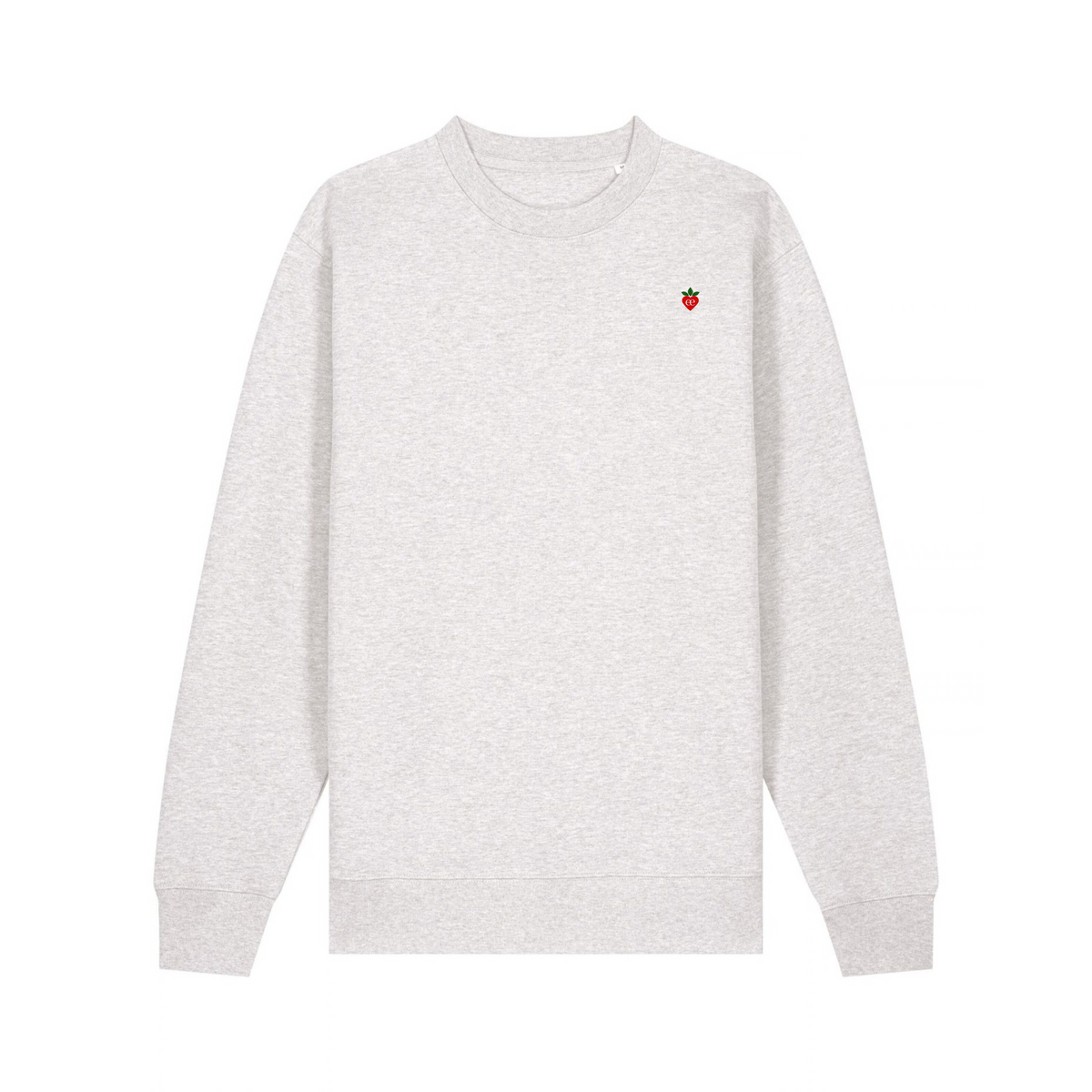 Embroidered Heart Classic Crew