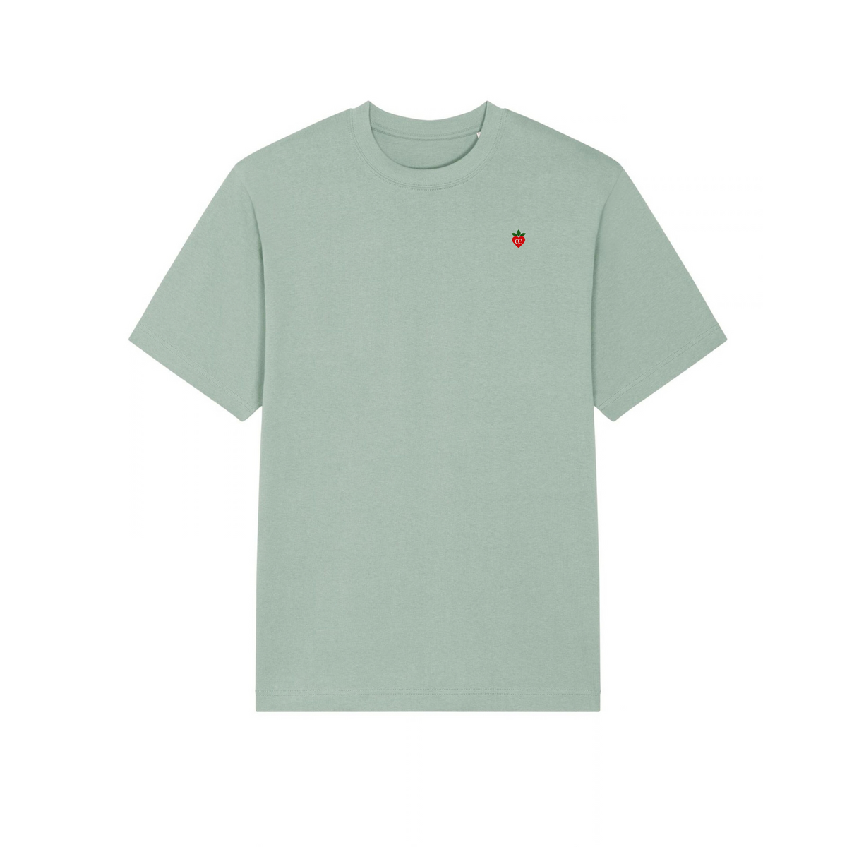 Embroidered Heart Heavy T-shirt
