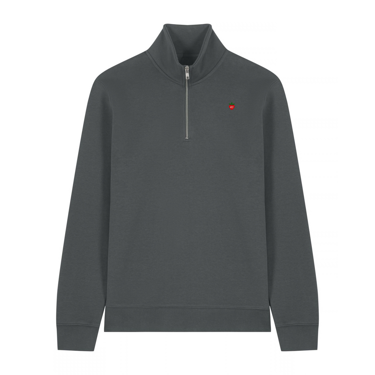 Embroidered Heart Quarter Zip