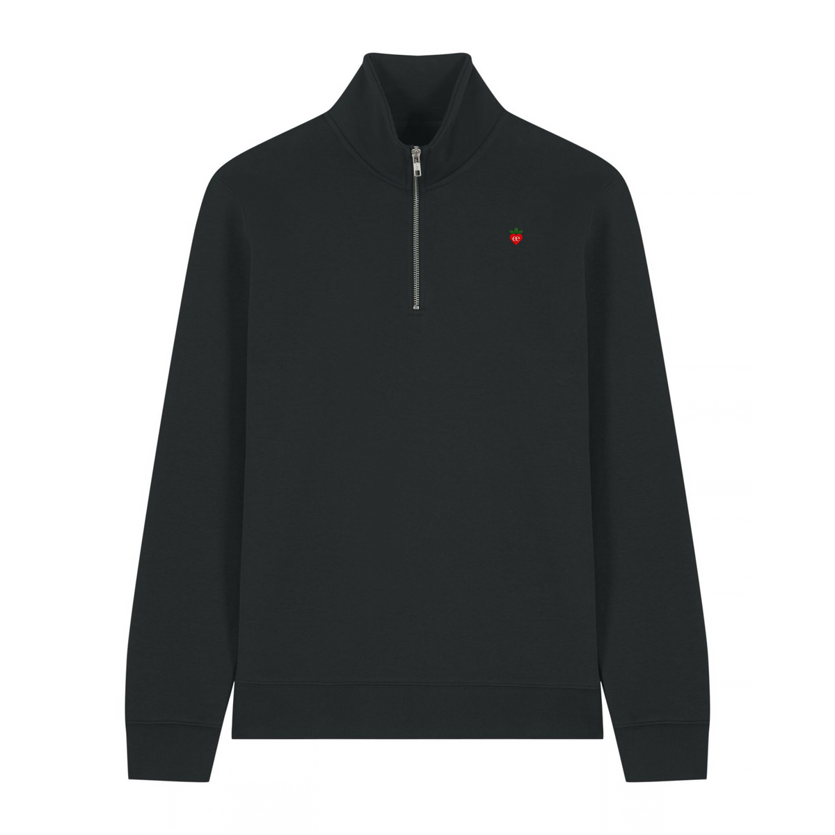 Embroidered Heart Quarter Zip