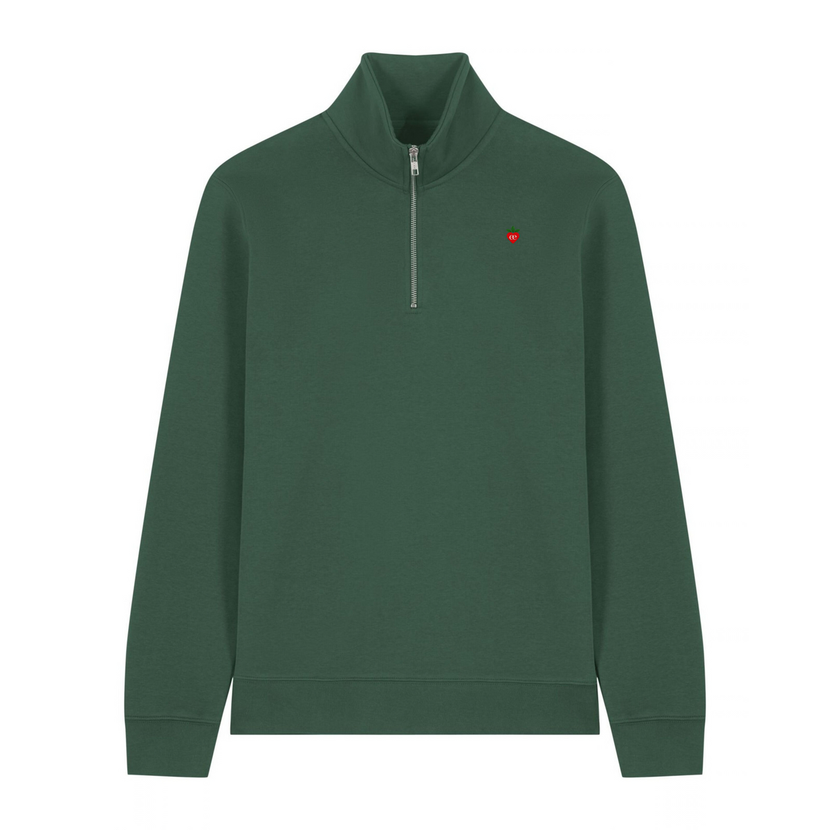 Embroidered Heart Quarter Zip