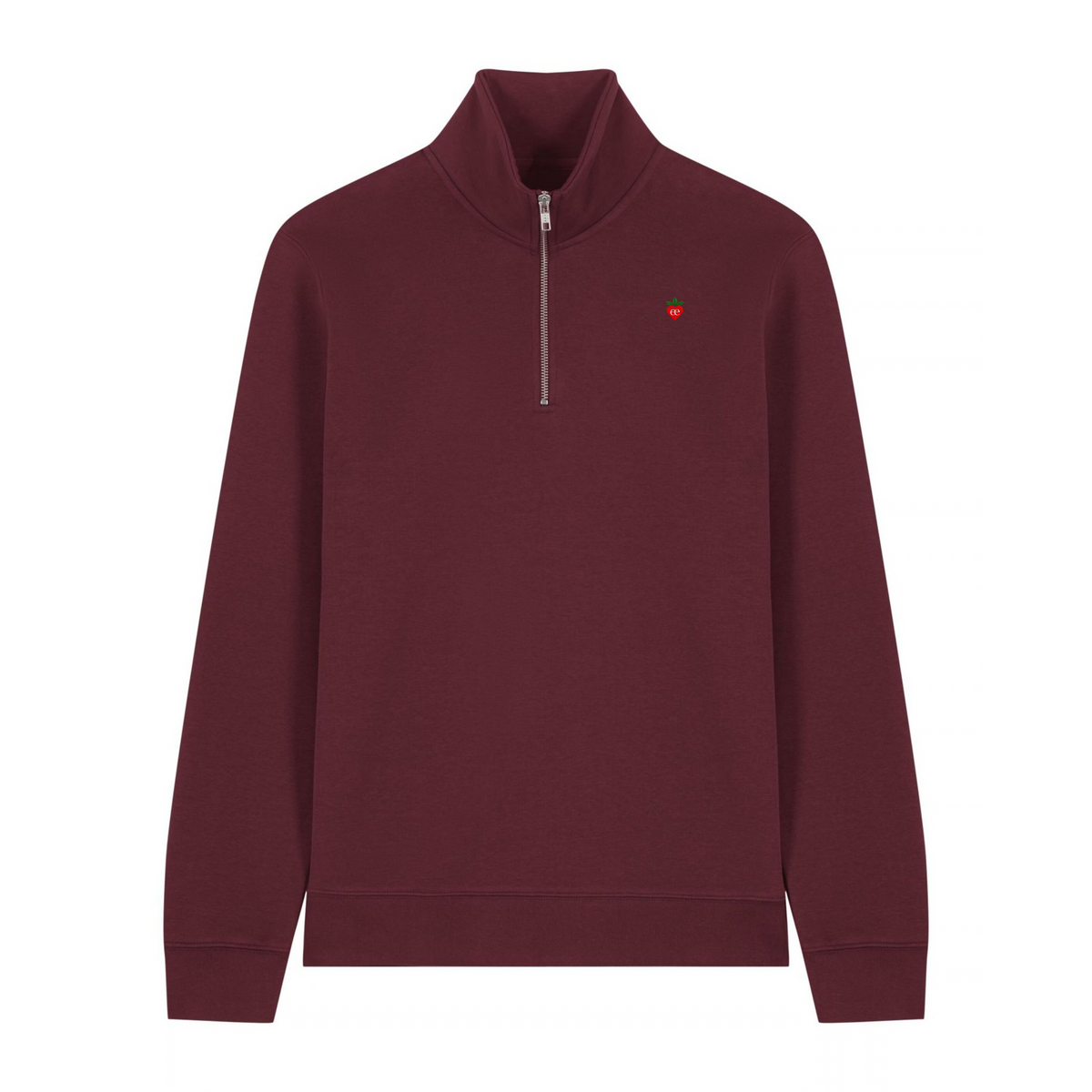 Embroidered Heart Quarter Zip