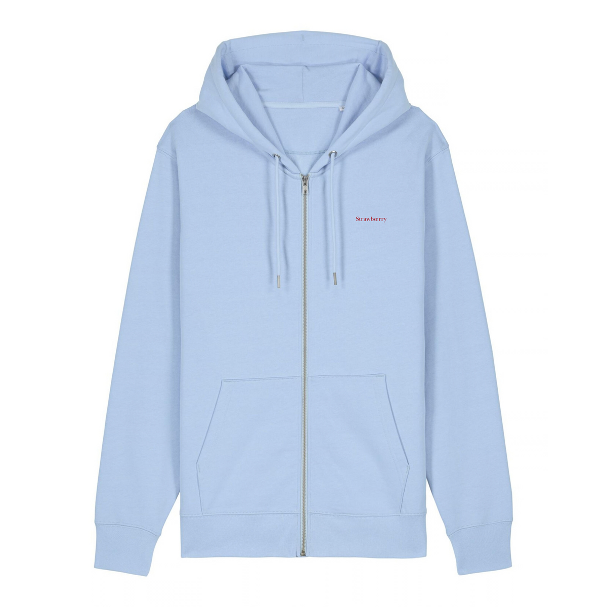 Embroidered Zip Hoodie