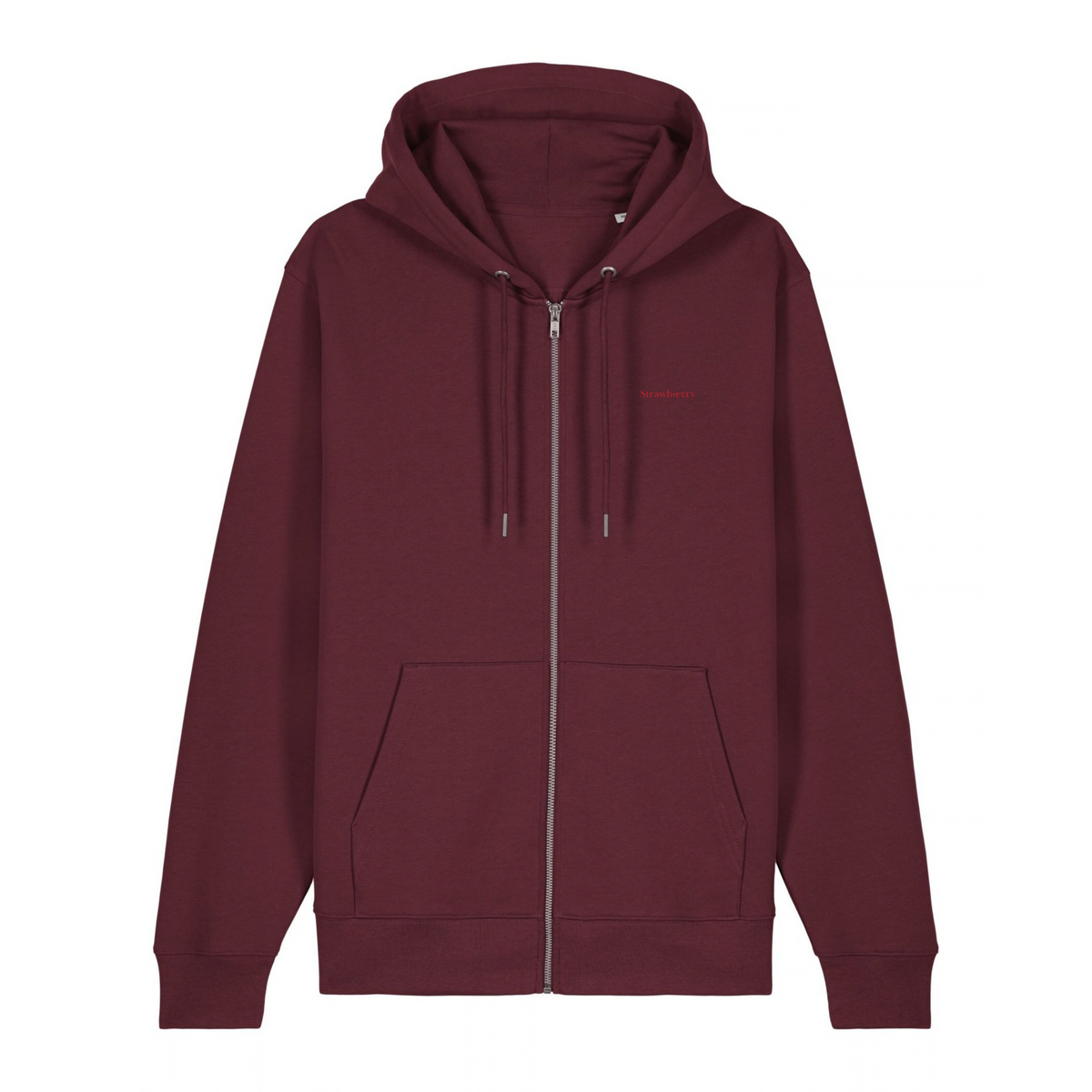 Embroidered Zip Hoodie