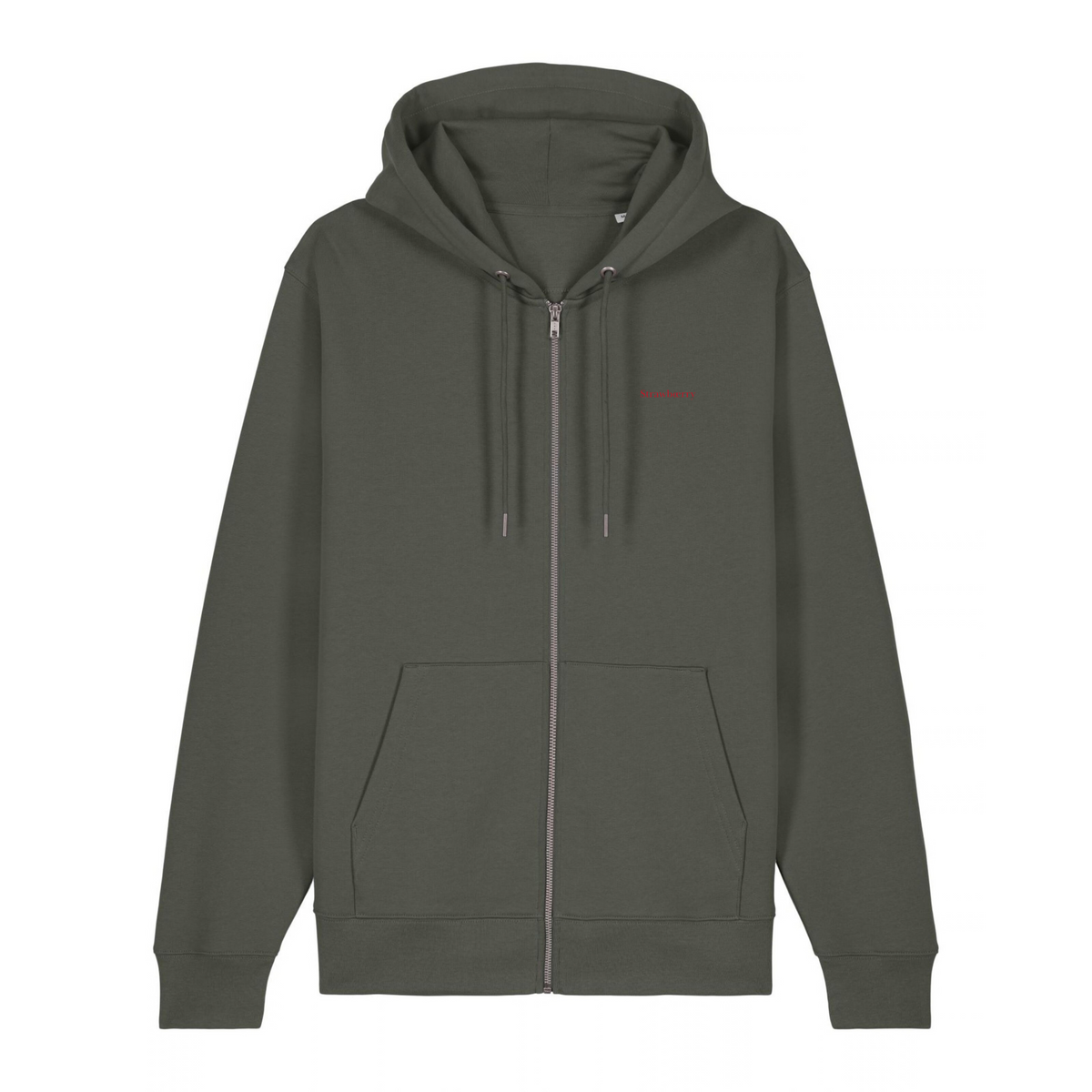 Embroidered Zip Hoodie
